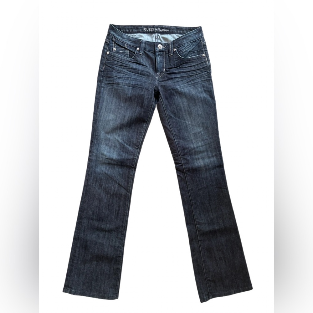 GUESS by Marciano Dark Wash Bootcut Jeans Size 29 Rare